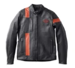 Harley Davidson Men’s Hwy-100 Waterproof Leather Jacket