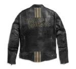 Harley Davidson Men’s Triple Vent Passing Link II Leather Jacket