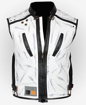 Solo A Star Wars Story White Leather Vest