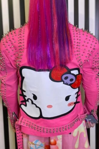 Hello Kitty Motorcycle Studded Jacket
