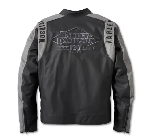 Harley Davidson Men’s 120th Anniversary Imprint Riding Jacket