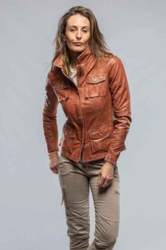 Women's Leather Jacket, women's Brown leather jacket made of 100% Original lambskin leather