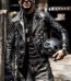 Bikers Handmade Gothic Multi Studded Brando Zippered Cowhide Leather Motorbike Quilted Punk Fashion Jacket