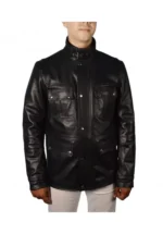 24 LIVE ANOTHER DAY JACK BAUER BLACK LEATHER JACKET
