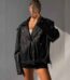 90's Women's Vintage Oversized Straight Jacket, ladies leather jacket, ladies biker jacket, ladies oversized leather jacket
