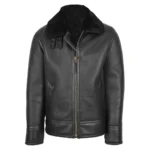 Shop the iconic Mens Top Gun Style Sheepskin Jacket Oscar Black. Experience authentic style and unbeatable quality. Order now and stand out from the crowd!