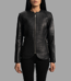 Nexi Quilted Black Leather Jacket