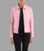 Vixen Pink Classic Collar Leather Jacket