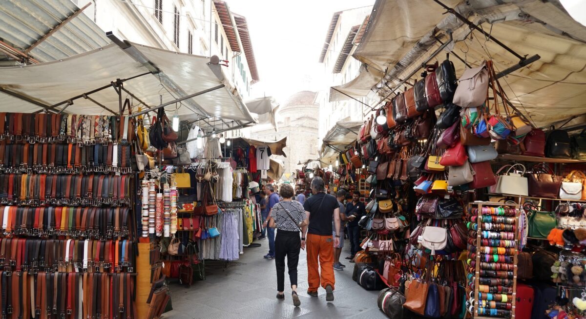 Where is the Leather Market in Florence