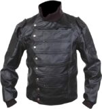 Captain America, The Winter Soldier Bucky Barnes Leather Jacket
