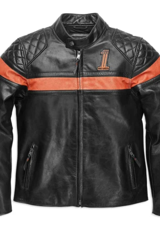 Men's Victory Sweep Leather Jacket