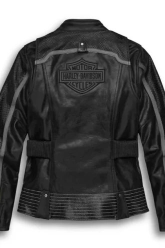 Women's Hairpin Leather Jacket