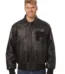 Atlanta Falcons JH Design Tonal All Leather Jacket - Black/Black