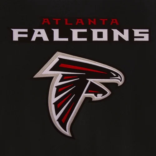 Atlanta Falcons Reversible Wool Jacket - Black