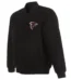 Atlanta Falcons Reversible Wool Jacket - Black