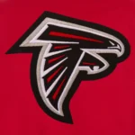 Atlanta Falcons Poly Twill Varsity Jacket - Red