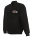 Baltimore Ravens Reversible Wool Jacket - Black