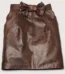 BOW BABE LEATHER SKIRT