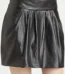 BUBBLE LEATHER SKIRT
