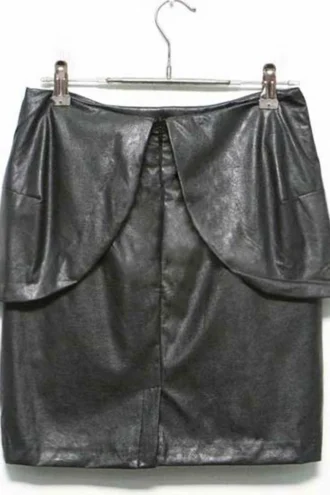 BUSY BEE LEATHER SKIRT