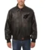 Arizona Cardinals JH Design Tonal Leather Jacket - Black