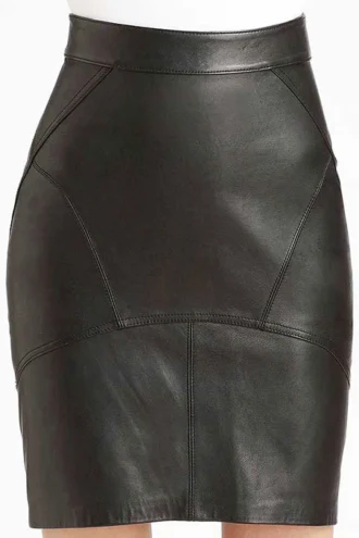 CANARIE LEATHER SKIRT
