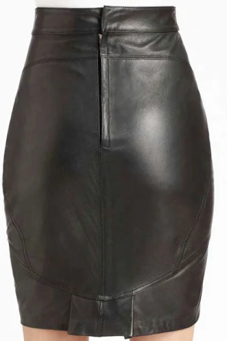 CANARIE LEATHER SKIRT