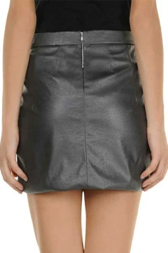 CHARLENE LEATHER SKIRT