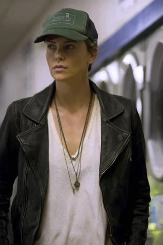 CHARLIZE THERON DARK PLACES LEATHER JACKET