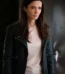 ELIZABETH TULLOCH SUPERMAN AND LOIS LEATHER JACKET 