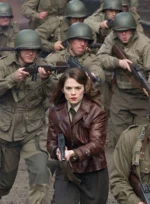 HAYLEY ATWELL CAPTAIN AMERICA FIRST AVENGER LEATHER JACKET