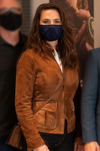 HAYLEY ATWELL MISSION IMPOSSIBLE LEATHER JACKET