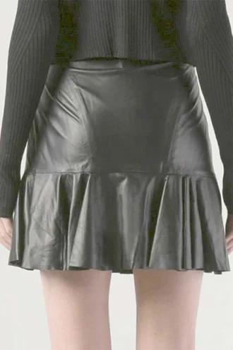 HIPHOP LEATHER SKIRT