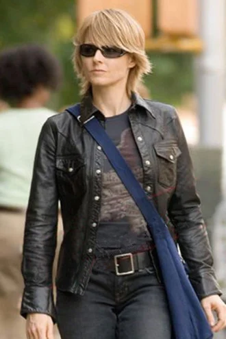 JODIE FOSTER THE BRAVE ONE LEATHER SHIRT