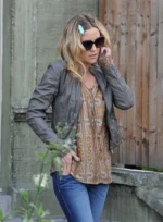 KATE HUDSON LEATHER JACKET