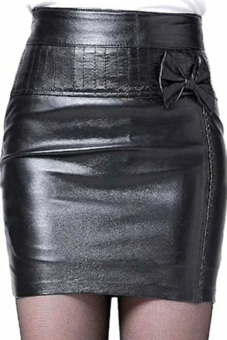 BUZZ LEATHER SKIRT 