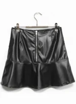 LUSTER LEATHER SKIRT
