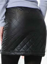 LUXURY QUILTED LEATHER SKIRT