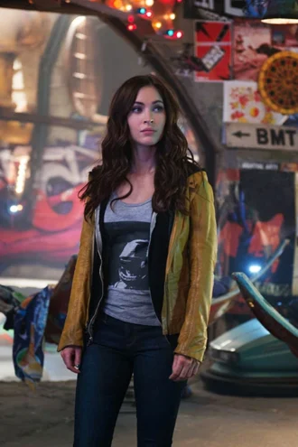 TEENAGE MUTANT NINJA TURTLES MEGAN FOX JACKET