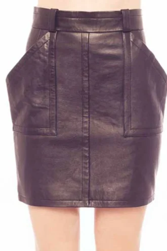PARADOX LEATHER SKIRT