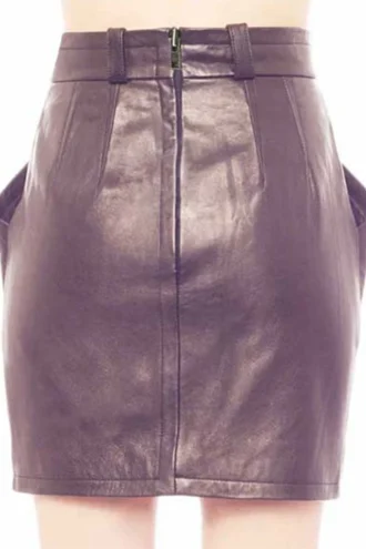 PARADOX LEATHER SKIRT