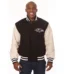Baltimore Ravens Two-Tone Wool and Leather Jacket - Black/Cream