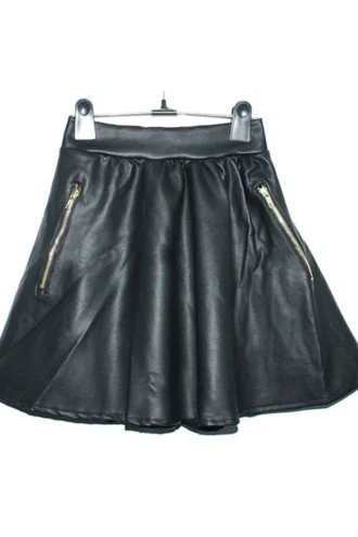 REFLECTION LEATHER SKIRT