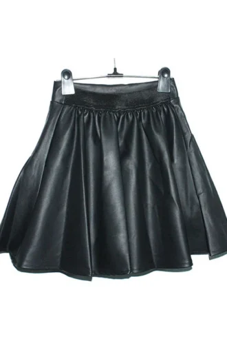 REFLECTION LEATHER SKIRT