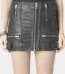 RENDEZVOUS LEATHER SKIRT