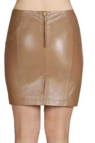 SERENE LEATHER SKIRT 