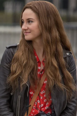 SHAILENE WOODLEY SNOWDEN LEATHER JACKET