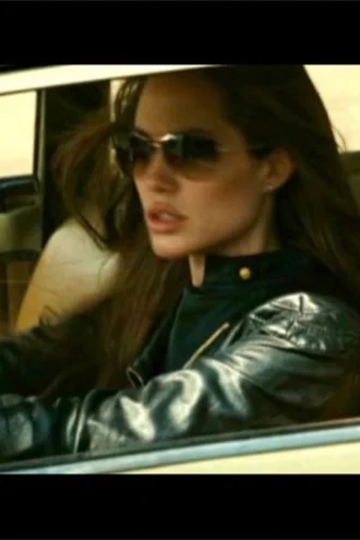 ANGELINA JOLIE WANTED LEATHER JACKET