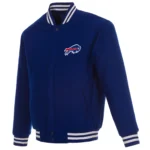 Buffalo Bills Reversible Wool Jacket - Royal