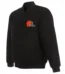 Cleveland Browns Reversible Wool Jacket - Black